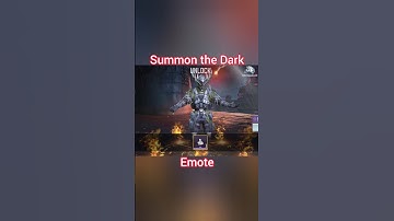 Summon the Dark Emote in Cod Mobile #shorts #callofdutymobile #codmobile #codm