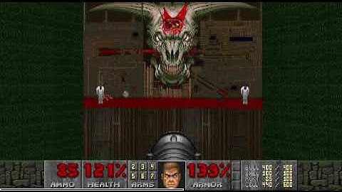 Doom II, Map30 - Icon of Sin, Ultra-Violence, All Kills, All Secrets, Pistol Start