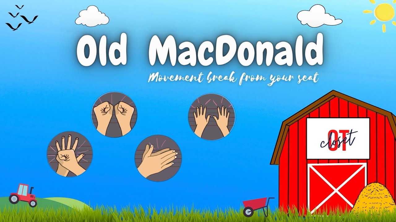 Движение со своего места l У старого Макдональда была ферма l Разминка рук l Перкуссия тела