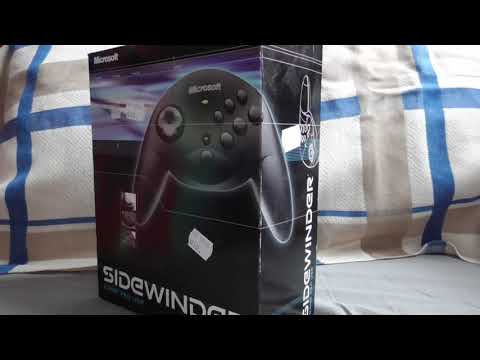 Unboxing: Microsoft sidewinder game pad. (New, old stock).
