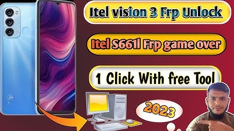 Itel vision 3 (S661L) Frp bypass free tool 1click || Itel Android 11 Frp Unlock