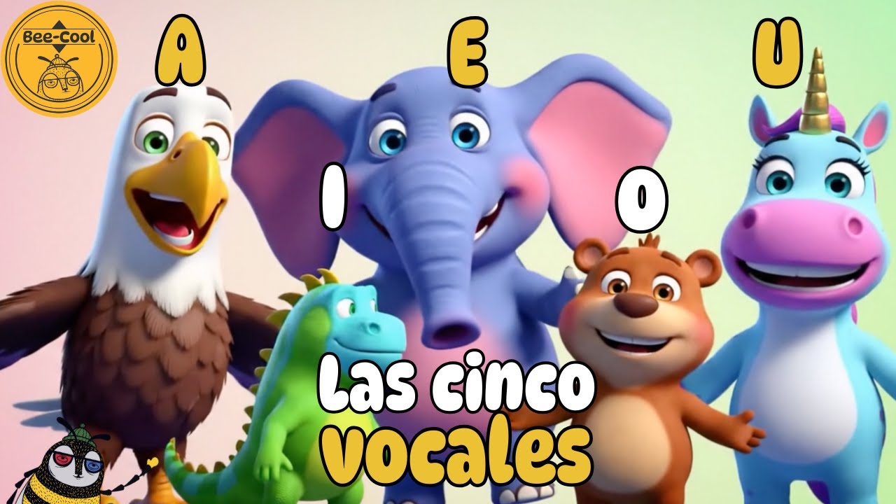 Las Vocales | Aprendizaje para Niños 🌈 CANCIÓN INFANTIL - YouTube