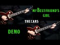 how to play &quot;My Best Friend&#39;s Girl&quot; on guitar by The Cars | DEMO | electric guitar lesson tutorial