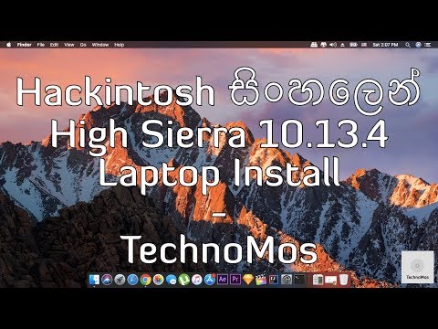 [Hackintosh] How to install MacOS High Sierra on Any PC - Explained Guide in Sinhala 2018