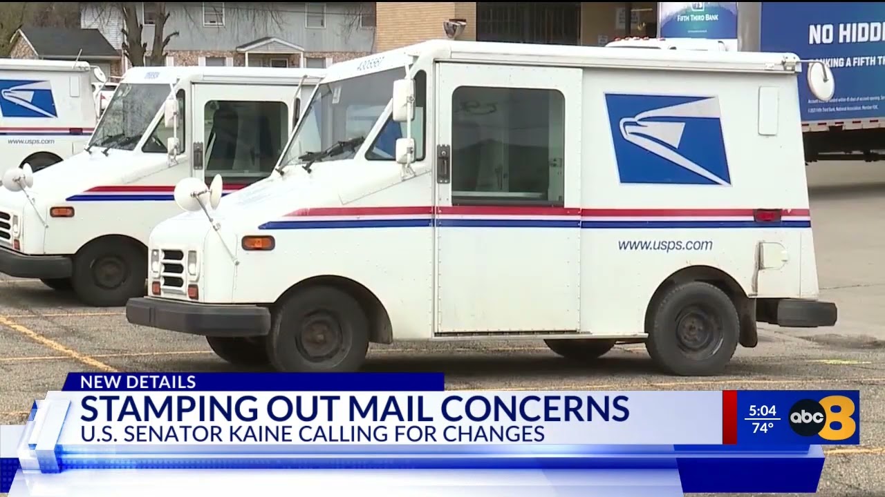Sen. Tim Kaine urges U.S. Postal Service to address ongoing mail trouble impacting Virginians