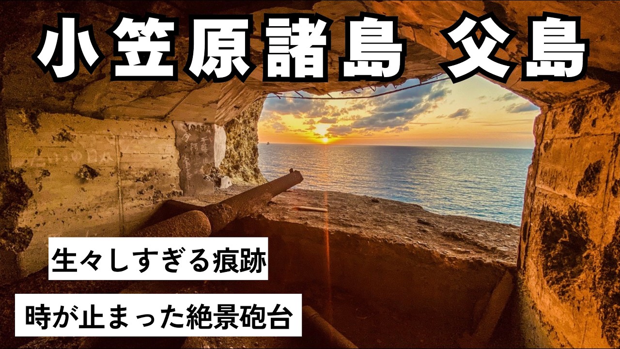 【父島】日本でここだけ！手付かずの戦跡を巡るひとり旅。