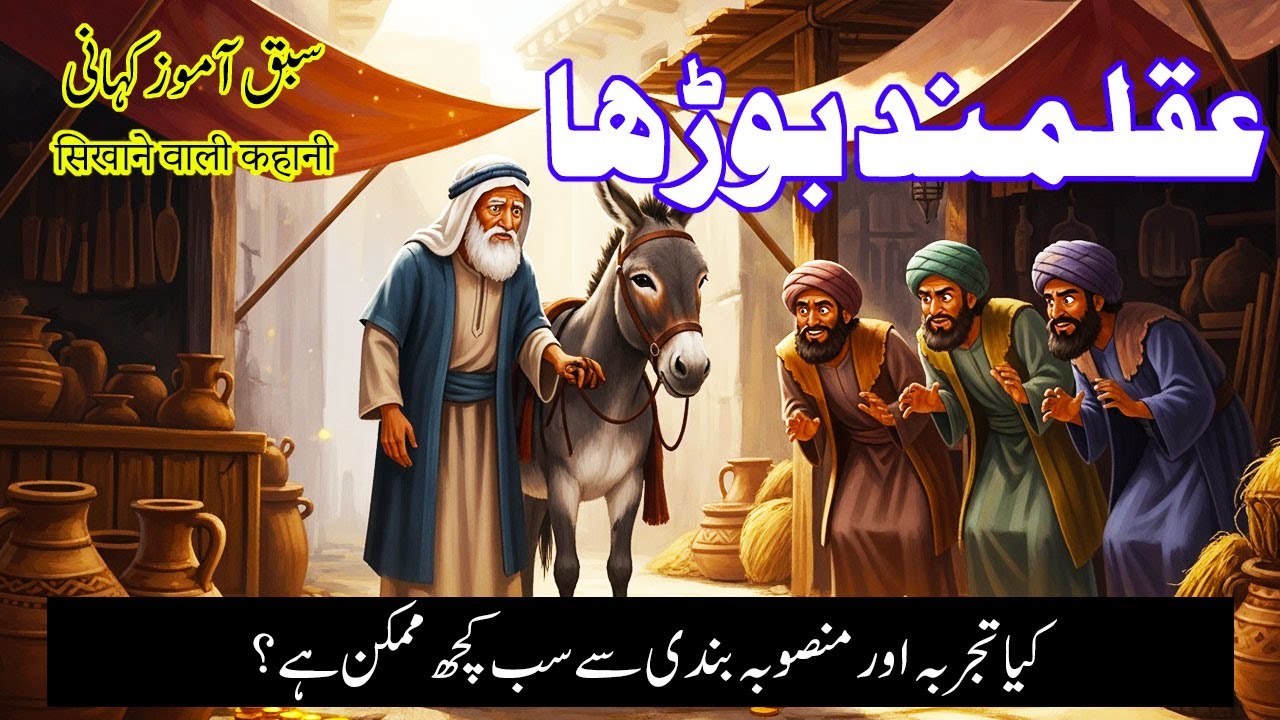 Buzurg ki Chalaki ne Dhokaebazon ko Kaise Hara Diya? | बूढ़े की चतुराई |  Urdu Moral Story