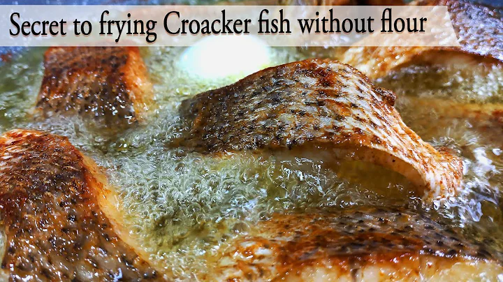 How to PERFECTLY FRY CROAKER FISH withoutflour(ASM...