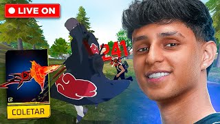 LIVE ON 🛑 SKINS DO NARUTO - CPN ESTÁ DE VOLTA? 💜 NOBRU AO VIVO 💜