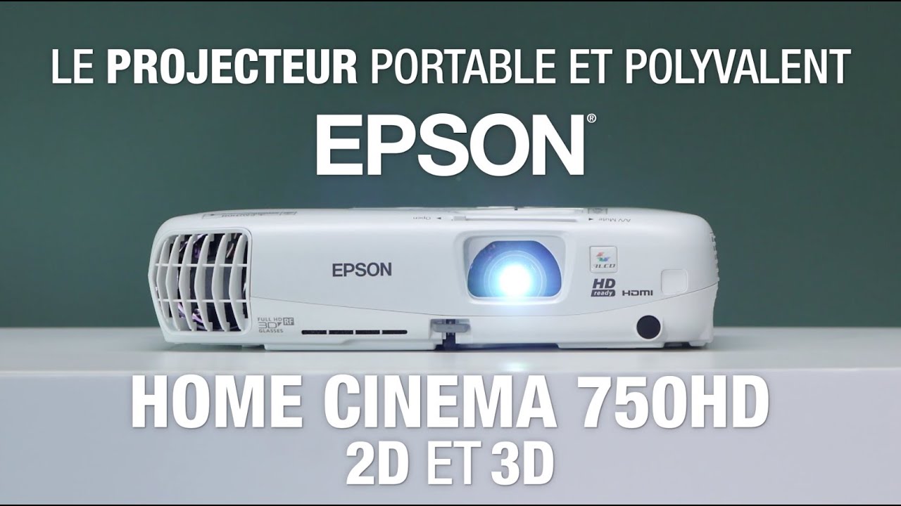 Projecteur Epson Powerlite Home Cinema 750HD 3LCD 720p