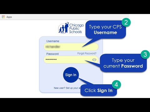 How to login to cps email and password!