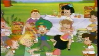 Lucky Charms Birthday Party Breakfast Cereal Bonus Cake Mix TV Commercial