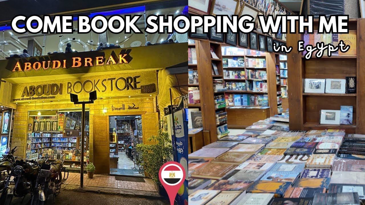 VISITING AN EGYPTIAN BOOK STORE // Come Book Shopping With Me // Shop Tour & Book Haul