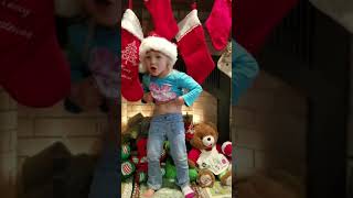 Lucy Belly Rolling To Christmas Music.