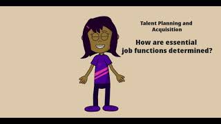 How Are Essential Job Functions Determined?