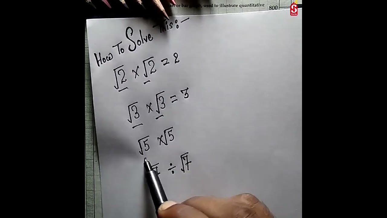 How to multiply 🤔 | how to solve 😲 | #multiply square root tips and ...