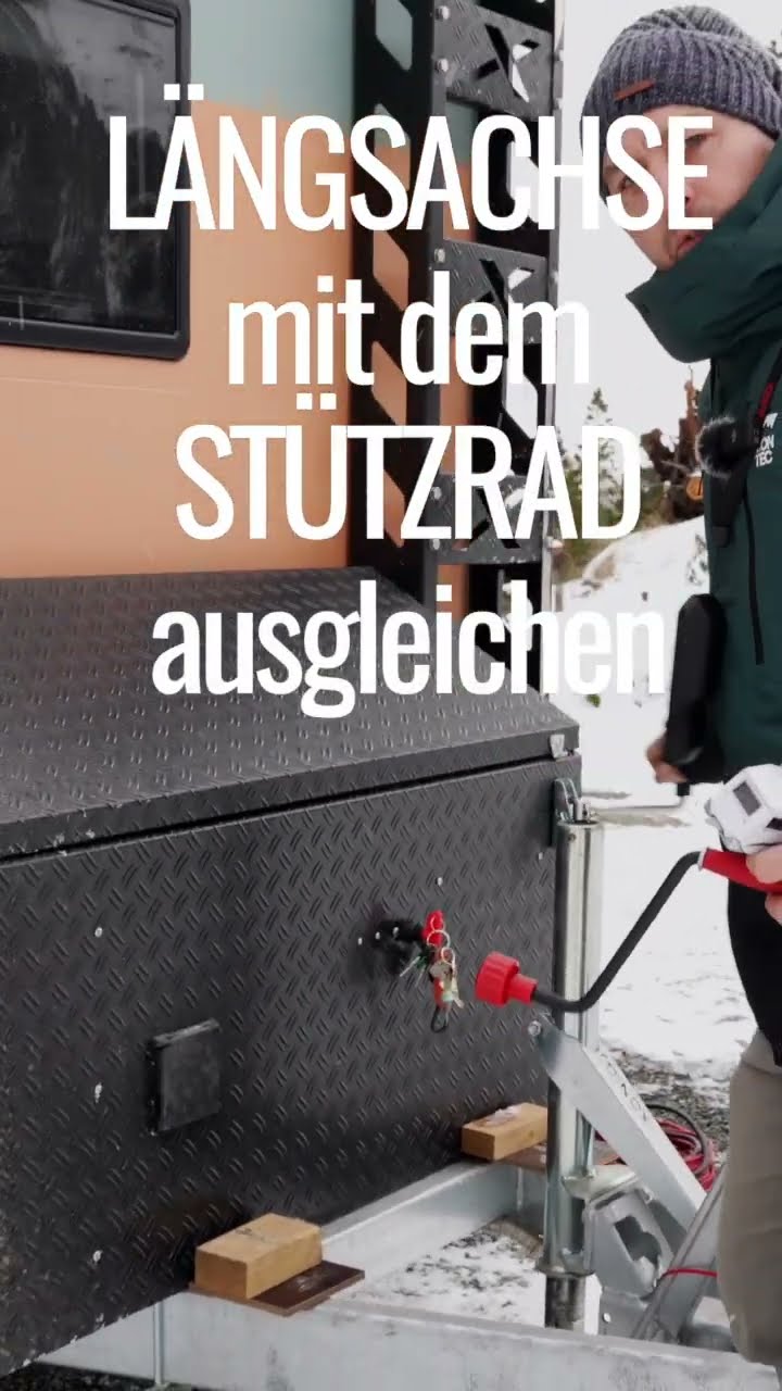 Camping Tipp🤙 - Wohnwagen einfach ausrichten. 3 einfache Schritte ohne ...