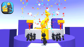 Tiny Run 3D! game 💪🐜 All Levels Gameplay Android,ios