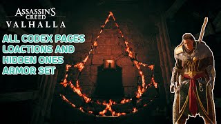 Assassin's Creed Valhalla All Codex Pages Locations & Hidden Ones Armor set Guide video