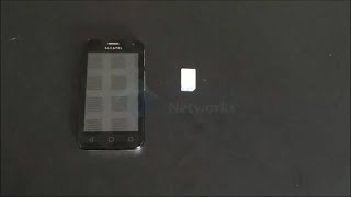 How to insert SIM card - Alcatel One Touch Pixi First
