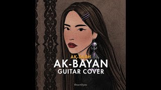 Ақ Баян | Ak Bayan - Guitar cover, гитарада..