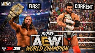 WWE 2K: EVERY AEW World Champion Ever! (2019 - 2026) - Highlights