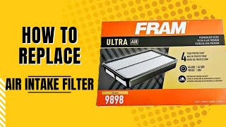 How To Replace An Air Intake Filter | 03-09 Mazda 3