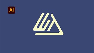 Logo Design - Illustrator Letter WT Logo Design Tutorial