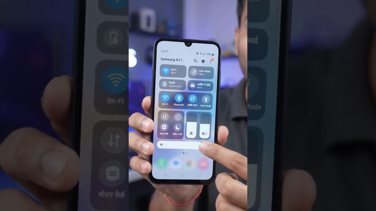 SAMSUNG GALAXY A17 - CONTROL PANEL #SAMSUNG​ #A17​ #LINUXBRS​ #SHORTS​