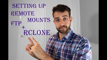 Configuring remote "Mount" between 2 servers using FTP + Rclone