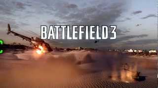 Battlefield 3 - Armored Kill - Tank Destroyer TOW Missile Shot - Bandar Desert