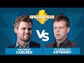 Magnus Carlsen vs Vladislav Artemiev | Speed Chess Championship