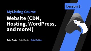MyListing Build Series—Lesson 3—Website (CDN, Hosting, WordPress, and more!)