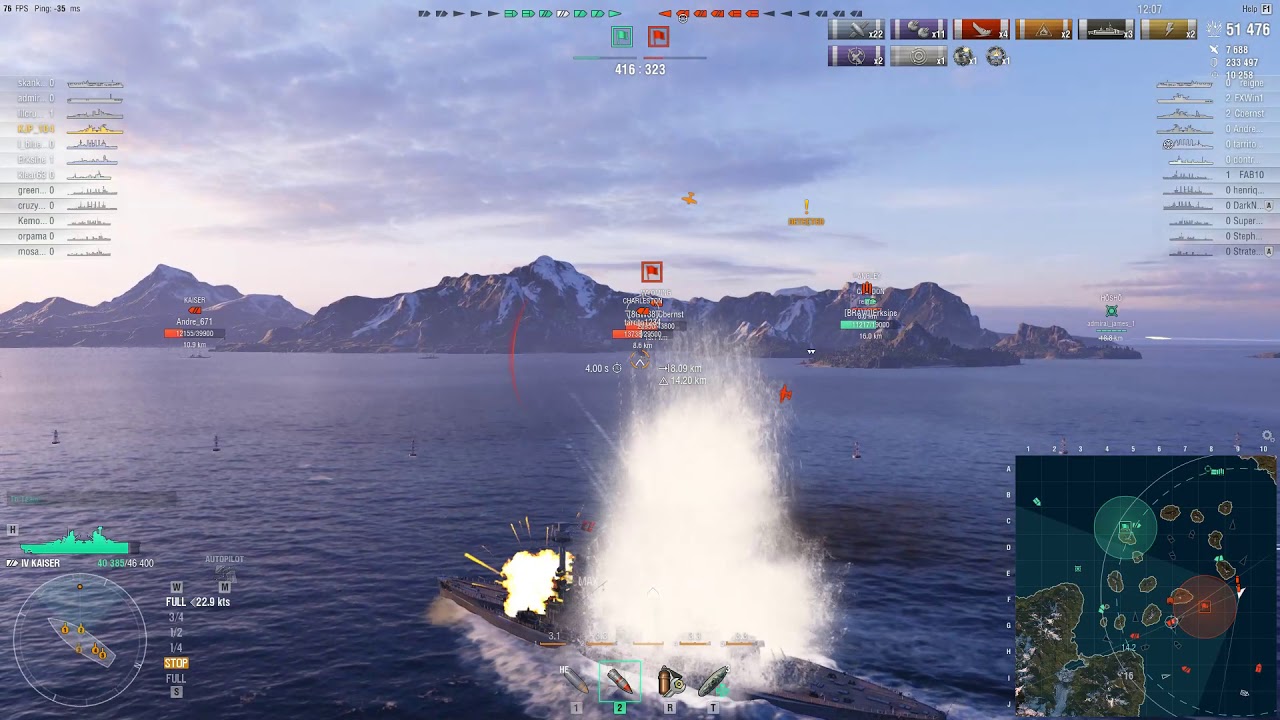 6 kills, 7 citadels, FOR THE KAISER