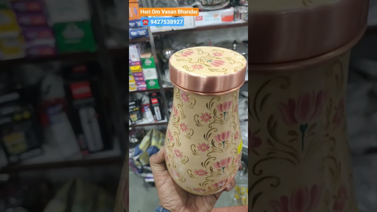 Bed Time Plastic Bottle  replacement with this stylish Bed Room Copper Pot 🍯 ! Check out video