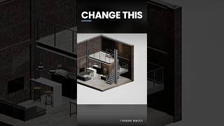 Stop Using Pure White Behind Your Isometric #renderreboot #twinmotiontutorials
