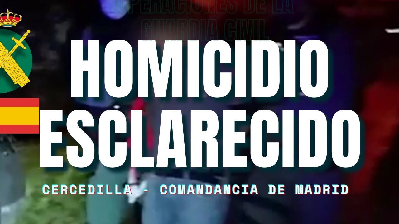 La Guardia Civil esclarece el homicidio de Cercedilla y descubre un punto de venta de drogas