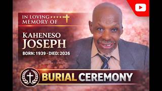 🕊️⚰️ FINAL FAREWELL TO KAHENESO JOSEPH | BURIAL CEREMONY & TRIBUTE (1939–2026) ✝️🌹