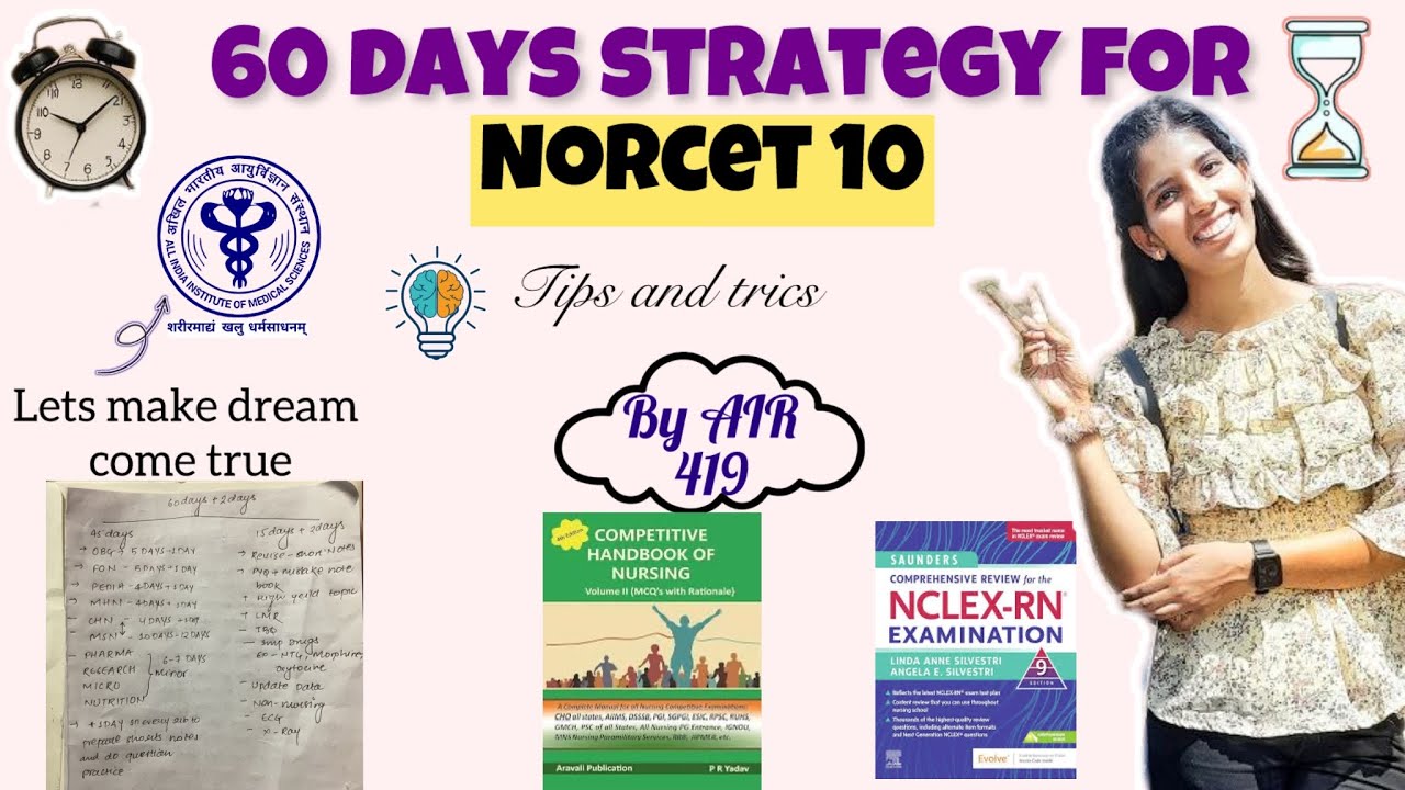 *NORCET 10 Last 60 Days Strategy: Tips and Tricks to Crack the Exam! 📆💡*
