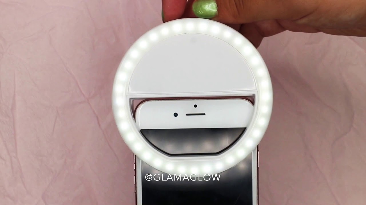 GLAMAGLOW MINI RING LIGHT: HOW TO USE