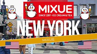 Trying Mixue Ice Cream New York City