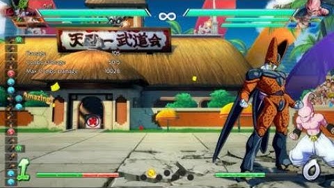 Cell Meterless j.2M Midscreen Combo Extension with Goku Assist