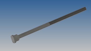 Autodesk Inventor 2019 exercise model-Cast Valve Stem