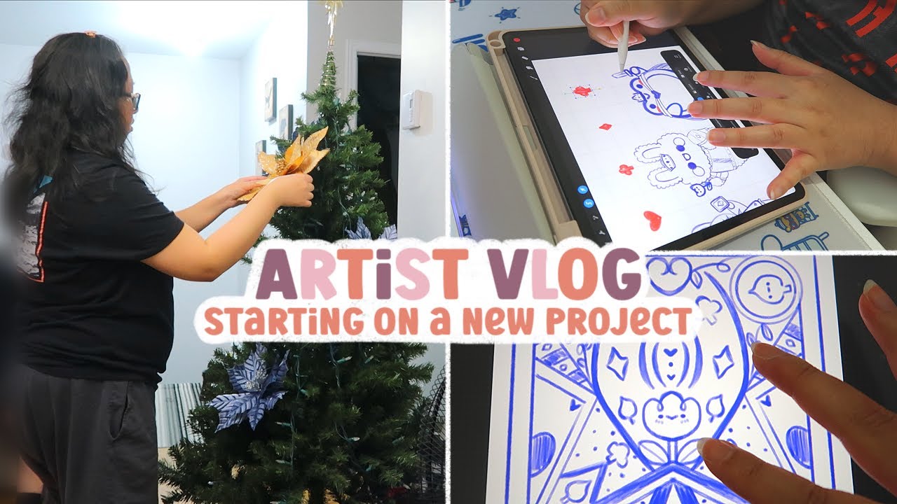 Starting On A New Project And Getting Christmas-y - YouTube