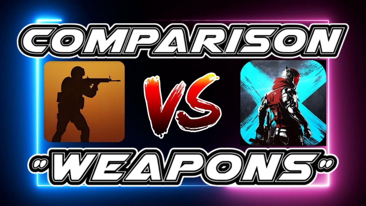 Counter Strike: GO VS Blood Strike - Weapons Comparison - YouTube