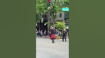 Thumbnail of Woodland Scottish Games Mace Flourishing | Pipes and Pubs Woodland 2024 | #drummajor #scotland