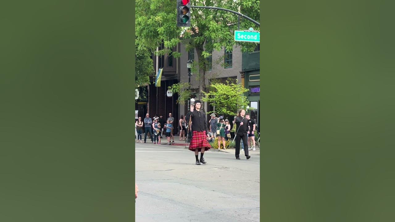Woodland Scottish Games Mace Flourishing | Pipes and Pubs Woodland 2024 | #drummajor #scotland