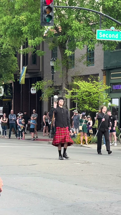 Woodland Scottish Games Mace Flourishing | Pipes and Pubs Woodland 2024 | #drummajor #scotland