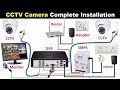 Cctv camera complete installation with dvr theelectricalguy