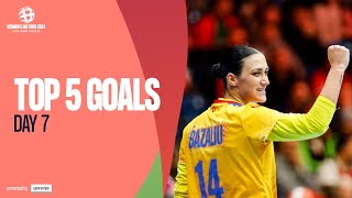 TOP 5 GOALS 😮 | Day 7 | Women's EHF EURO 2024